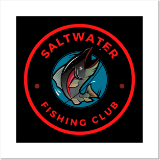 Saltwater Fishing Club Apparel Posters and Art